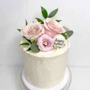 Mother's Day Fresh Flower Cake