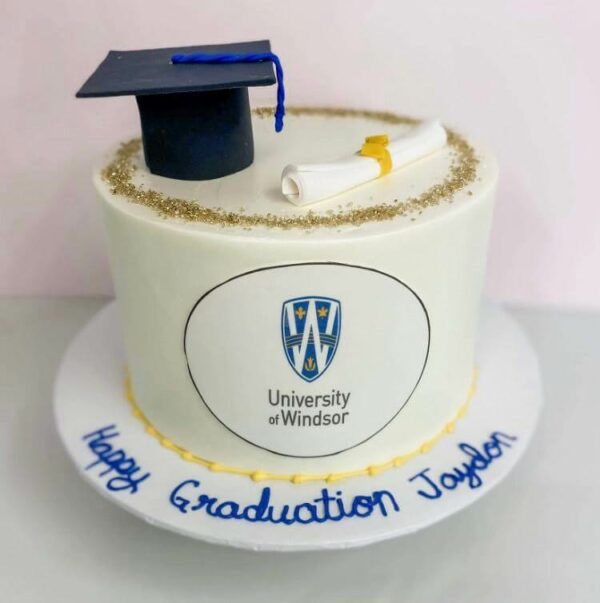 Grad Cake Design One