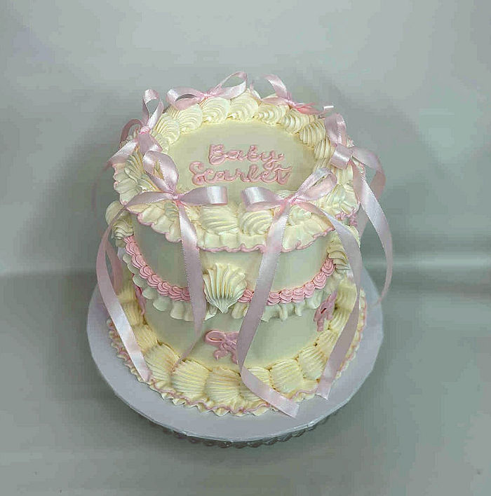 Vintage Bow Cake