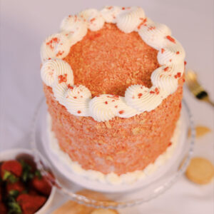 Strawberry Crunch Cake